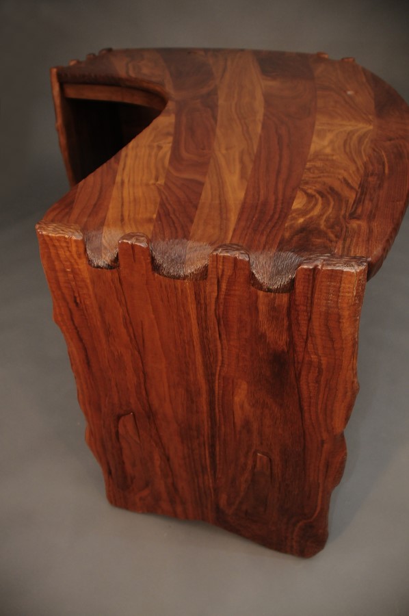 detail of finger joinery